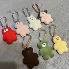 【中古美品】mojojojo フィギュアマスコット　カラビナ付き まとめ売り