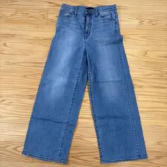 UNIQLO ワイドレッグデニム ライトブルー