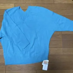 グローバルワークVネック ニットセーター 長袖　新品