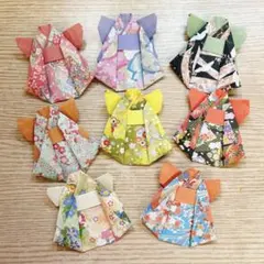 着物　箸袋　しおり　壁面飾り　和柄　折り紙　 ハンドメイド　海外　土産