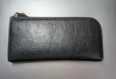 無印良品 シボ加工長財布 黒のサムネイル