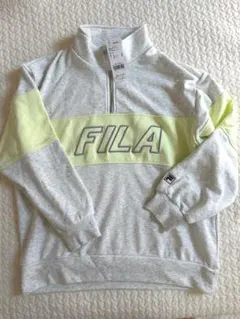 FILA キッズ トレーナー 160cm グレー/イエロー