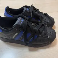 《 美品 》アディダス スーパースター ブルー 青のサムネイル