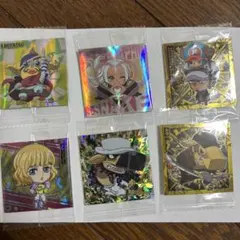 ワンピース　ウエハース　シール6枚