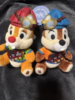 定価以下チップとデールぬいぐるみバッチ