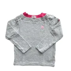 HOT BISCUIT ミキハウス　グレー 長袖Tシャツ 110