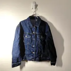 ジーユーGU✨️デニムジャケット フルボタン　胸ポケット　XL