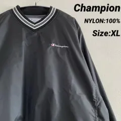Champion チャンピオン プルオーバー ナイロン ジャケット ゴルフ 黒