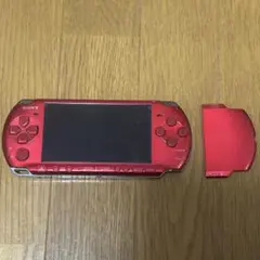 PSP3000 ラディアントレッド ジャンク バッテリー充電器なし 本体のみ