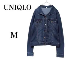 【ユニクロ】デニムジャケット Gジャン インディゴ ストレッチ性 M