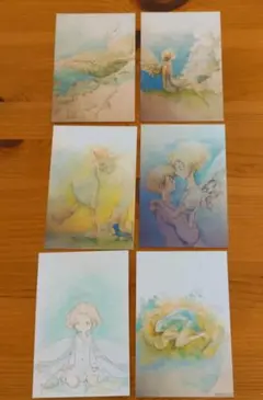 水彩画 ポストカード 6枚セット