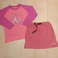 ☆mont-bell　ロンTとスカートのセット☆