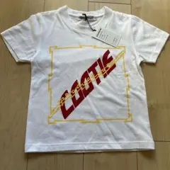 新品未使用☆ サイズL（120） グラフィックプリント Tシャツ ホワイト