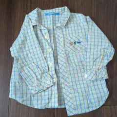 familiar チェック柄シャツ 90