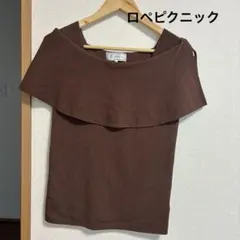 ロペピクニック　八方映えニットケープニットプルオーバー/UVカット・イージーケアのサムネイル