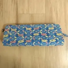 《最終値下げ》和装 バッグ　レトロ　花柄　ブル一系