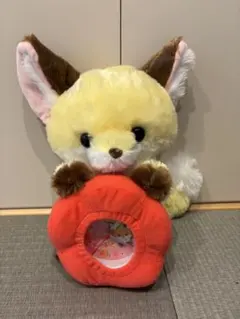 ちょコンとキツネ ぬいぐるみ時計 わたあめ - メルカリ