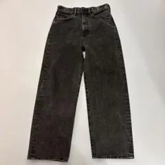 GU ジーユー ブラック バギージーンズ デニム 29