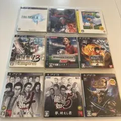 【ジャンク】PS3 ソフト 9本まとめ売り 動作未確認