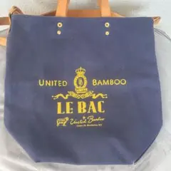 UNITED BAMBOO LE BAC トートバッグ ネイビー