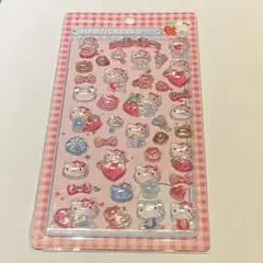 ハローキティ　ぷくぷくシール　ボンボンドロップシール　サンリオ　3d