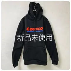 【新品・未使用】 COSTCO パーカー Lサイズ ブラック 裏起毛 男女兼用
