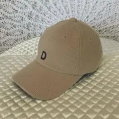 デサント ddd 「D」コーデュロイキャップDESCENTE ddd ベージュ