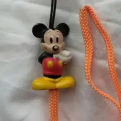 ミッキーマウス キーホルダー オレンジ