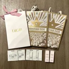 CHRISTIAN DIOR ショップ袋 3枚とサンプルセット