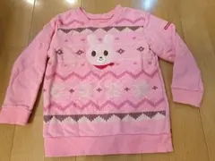 ホットビスケッツ　ウサギ　ピンクトレーナー　100センチ