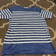 SHIPS ネイビー/ホワイトストライプ Tシャツ Sのサムネイル