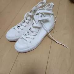 ハイカット キャンバス スニーカー ホワイトのサムネイル