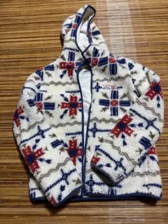 ロデオクラウンズ ボアフリースジャケット　幾何学模