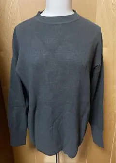 【新品未使用】ヤマダヤスコットクラブ系列YORTチャコールグレーロングニット