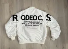 RODEOCROWNS ナイロンブルゾン ジャケット アウター ホワイトM