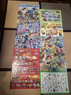 子供向けパズル　10枚　カーズ、トイ・ストーリー、ウルトラマン、ミニオンズ、のサムネイル
