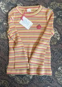 ストライプ 長袖カットソー 90 日本製