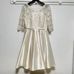 アイボリーレースドレス サイズ38