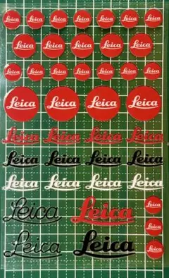 期間限定［海外/ステッカー】LEICA ロゴ ステッカー　(中〜小サイズ)