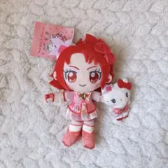 ハローキティ　Yes！プリキュア５GoGo！ マスコットホルダー サンリオキャラクターズと『Yes！プリキュア5GoGo！』がコラボ