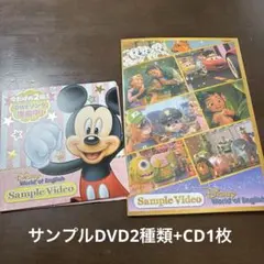 Disney World of English サンプルDVD2枚とCDセット