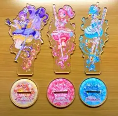 プリパラ アニメイトカフェ ホログラム コースター かのん ぴのん じゅのん プリパラ アニメイトカフェ ホログラム コースター かのん