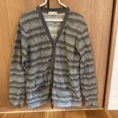 BEAMS ストライプ柄 カーディガン Mサイズのサムネイル