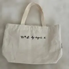 アニエスベーキャンパストートバッグ