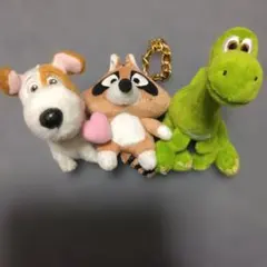 ペットマックス・ほのぼのアライグマ・アーロと少年アーロぬいぐるみ3体セット