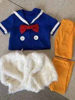 ディズニーハロウィン　コスプレ　仮装　ドナルドダック　キッズ　110 120