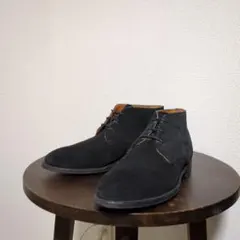 Loake　チェッカブーツ　UK7.5 ブラックスエード