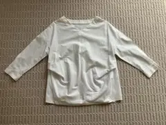白　7分袖シャツ