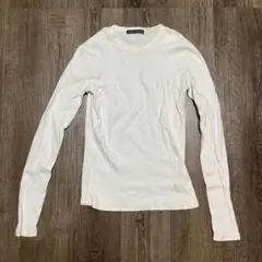 Brandy Melville ホワイト長袖Tシャツ