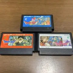 ファミコンソフト ドラゴンクエストⅡ Ⅲ Ⅳ 3本セット
